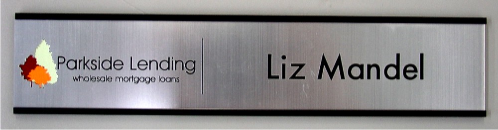 Name Plate with Vinyl 