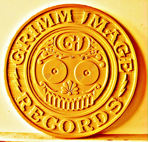 SA28445 - Carved Wood Wall Plaque for Record Company
