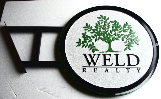 C12311 - Sandblasted Realty Company Sign
