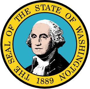 W32520 - Great Seal of the State of Washington Wooden Plaque