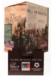Bill of Rights exhibit at 186 Nebraska locations