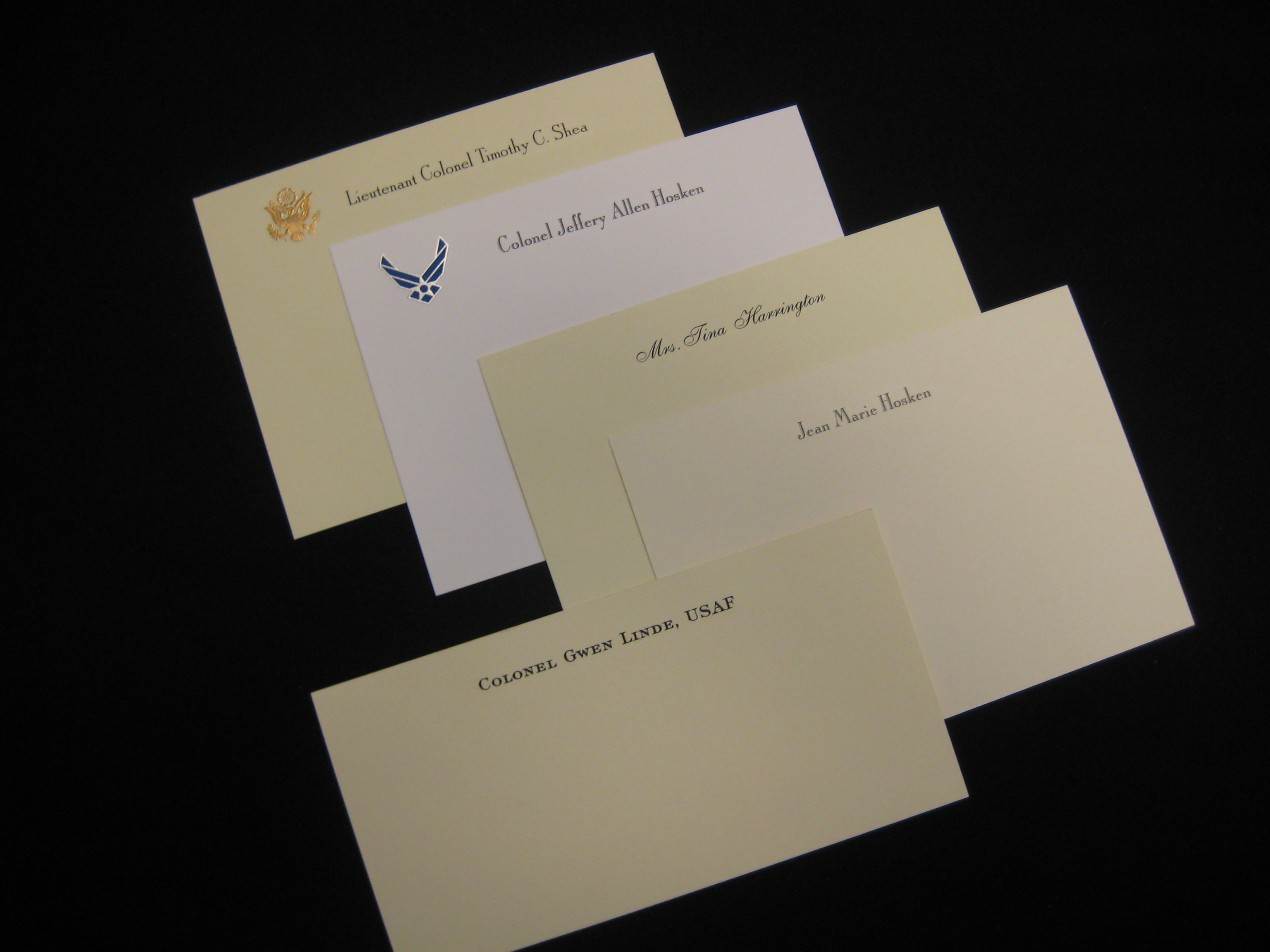 Correspondence Cards