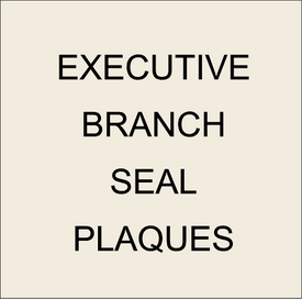 U30101 - US President & Executive Office Custom 3D Carved Wooden Seal Wall Plaques