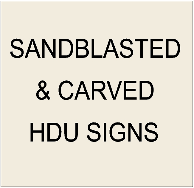 HDU Signs (click for more information)