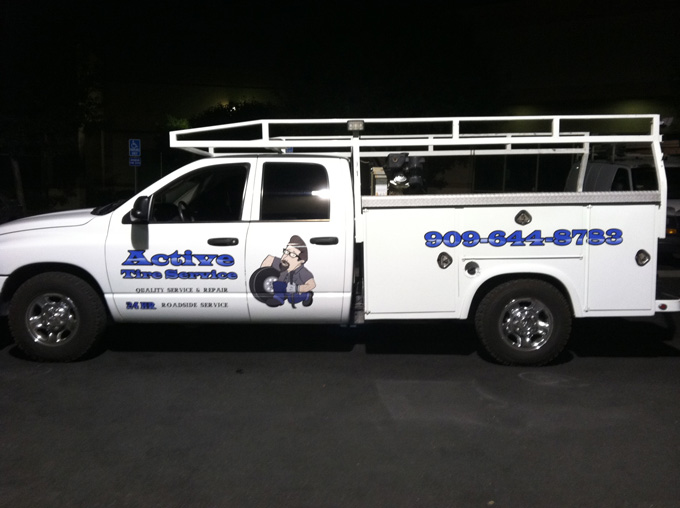 Active Tire Service Decals
