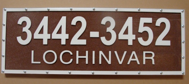 I18441 - Street Address Number Sign