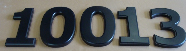 M8106 - CNC Routed Numbers made from HDU