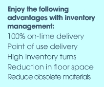 Inventory management benefits