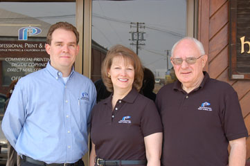Doug, Roberta and son, Mike Carlile