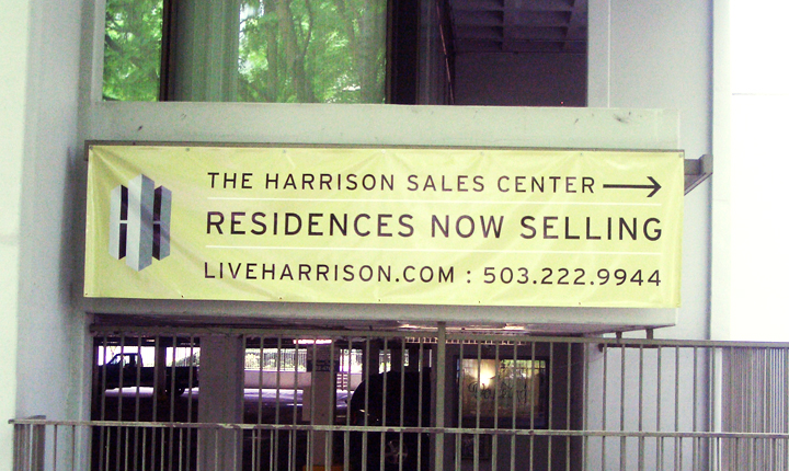 Harrison Building Banner full color digital print