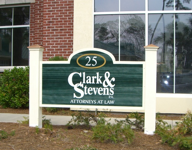 Sand Blasted Sign
