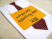 Corporate Spelling Bee Invitation