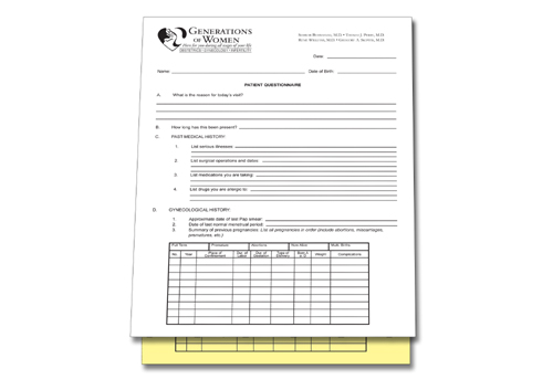 Carbonless Forms