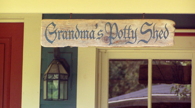 Outbuilding sign