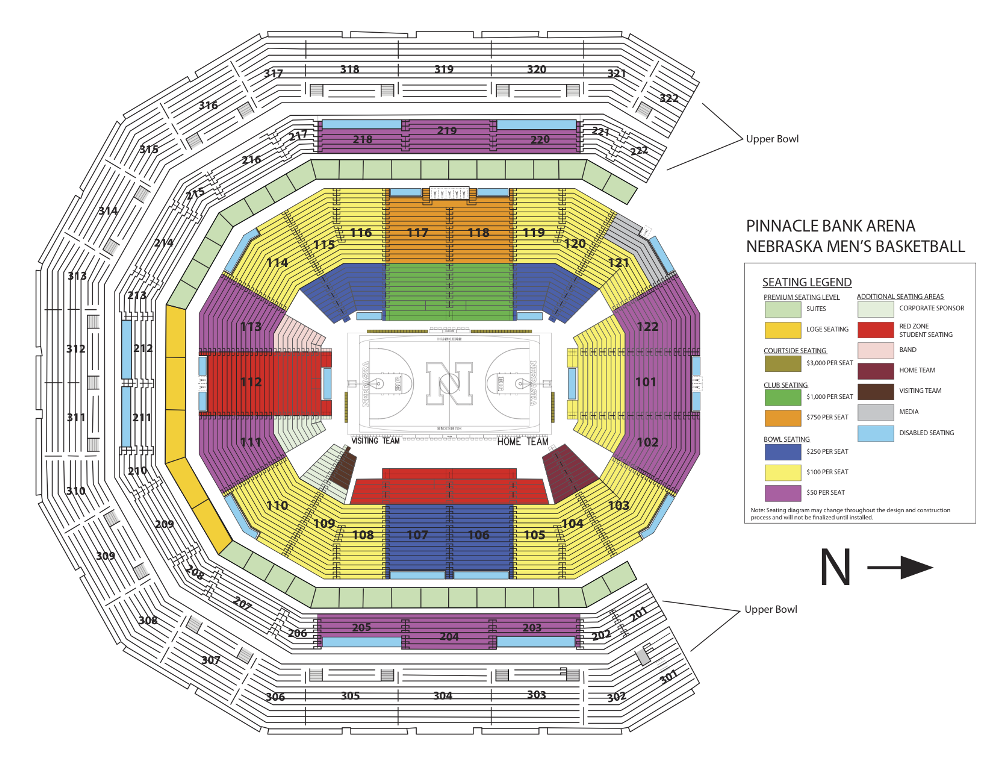 Square Basketball Seating Chart