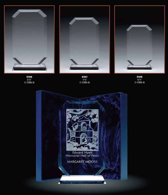 Boxed Crystal Awards 1