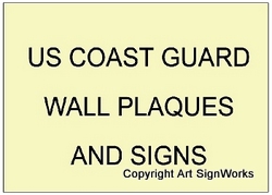 V31901 - US Coast Guard Wall Plaques and Signs