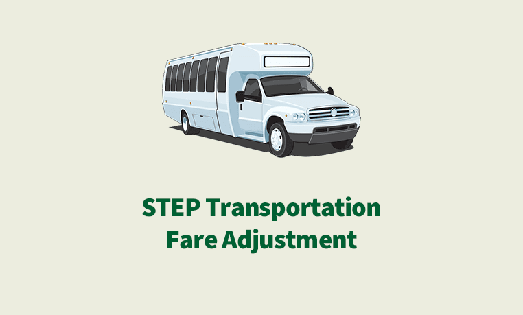 STEP Transportation Fare Adjustment