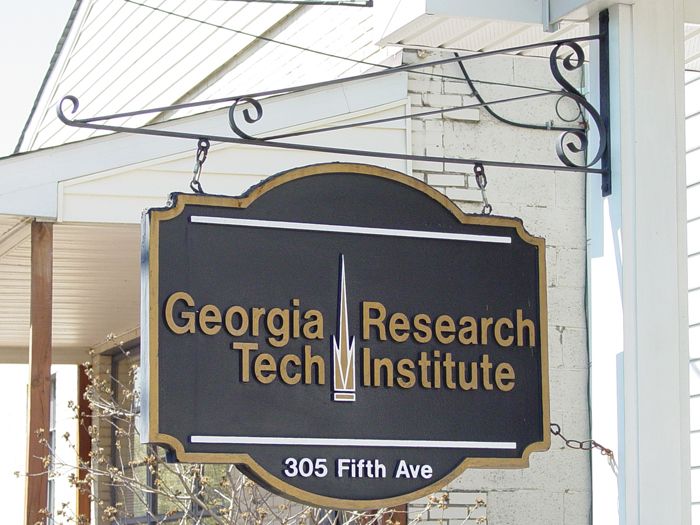 Georgia Research Tech Storefront Sign