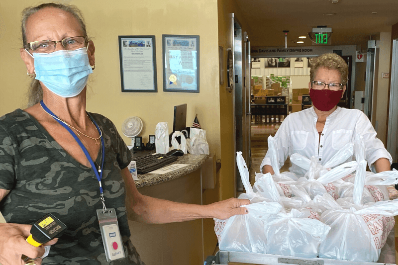 Nutrition Support - Bagging To Go Meals