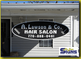 A. Lawson & Co. Sandblasted Sign