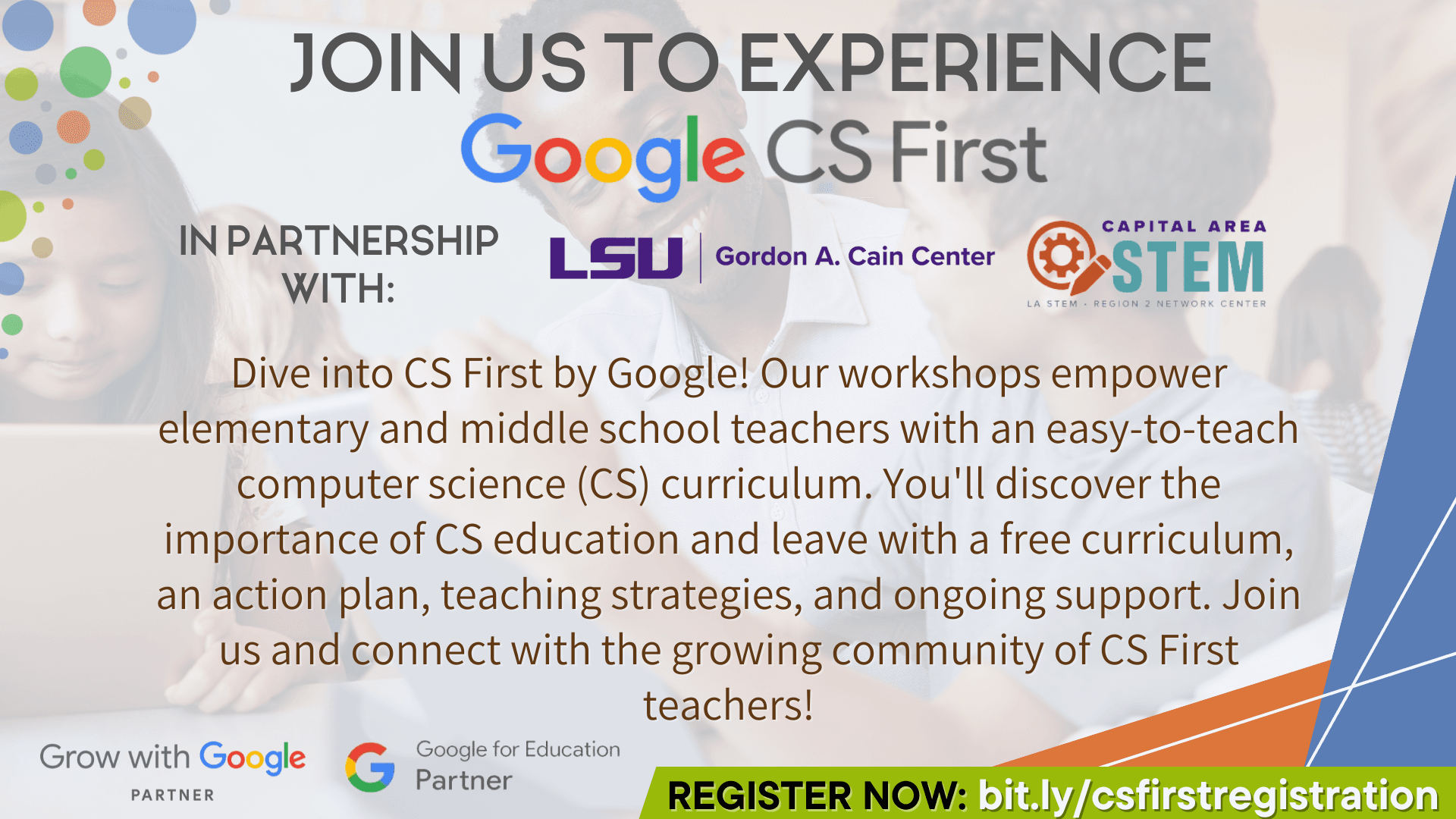 Unlock the World of Computer Science: Free Workshop with Google CS First