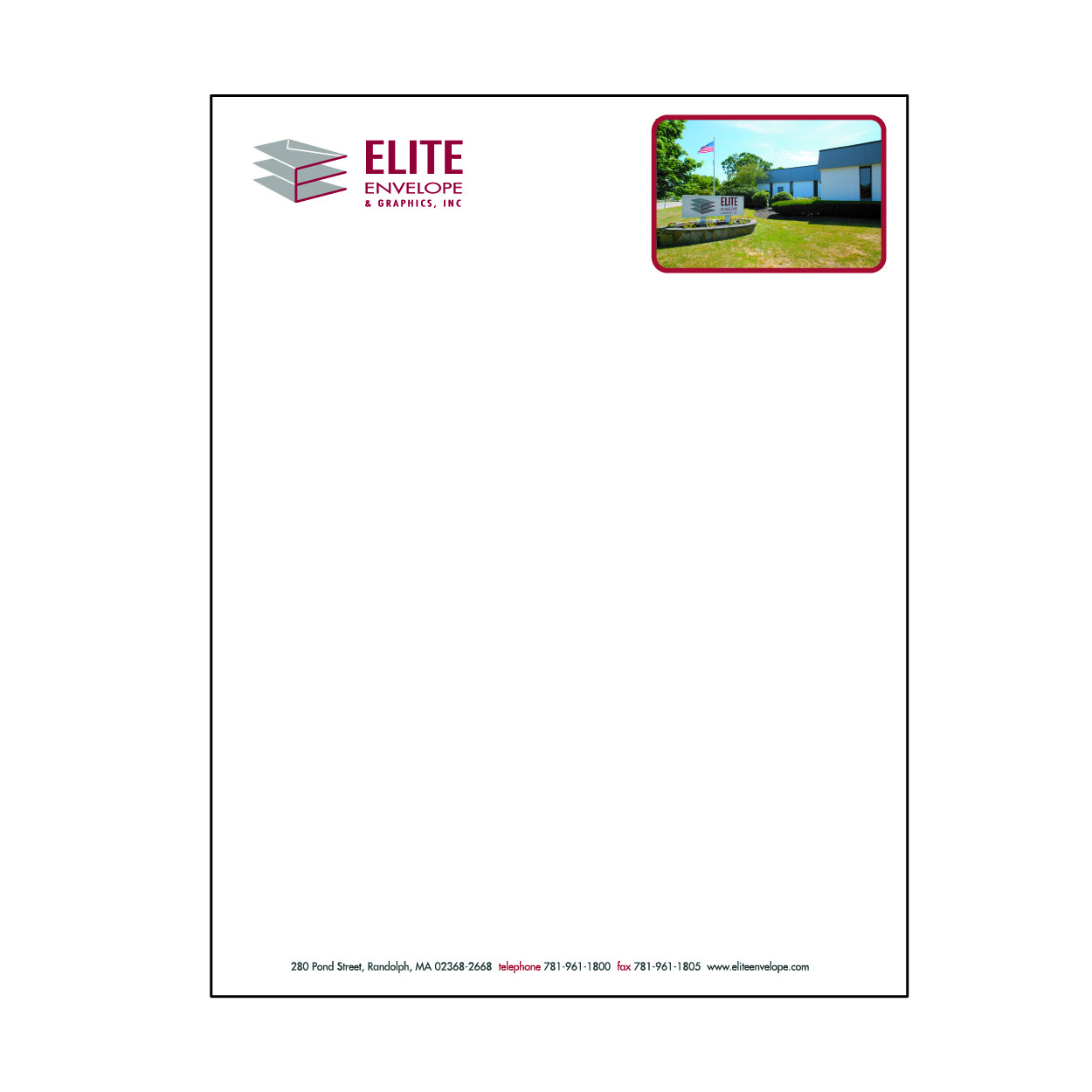 8 1/2 x 11 Letterhead and forms - four color