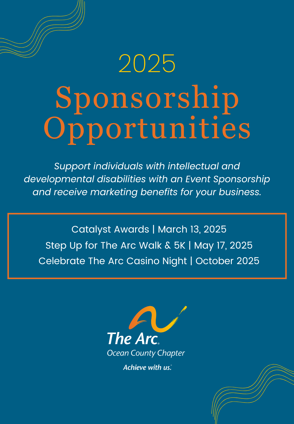 2025 Event Sponsorship Opportunities