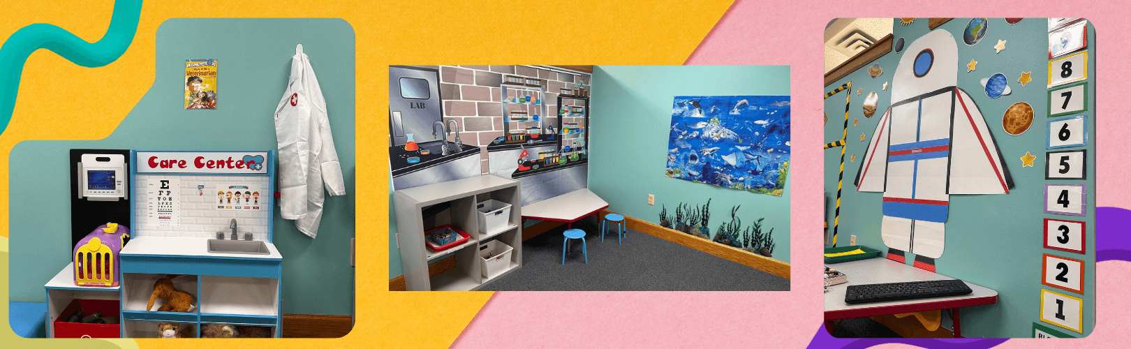 Umbrella Lined Beach