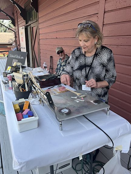 Labor Day Arts Fair Art Demos