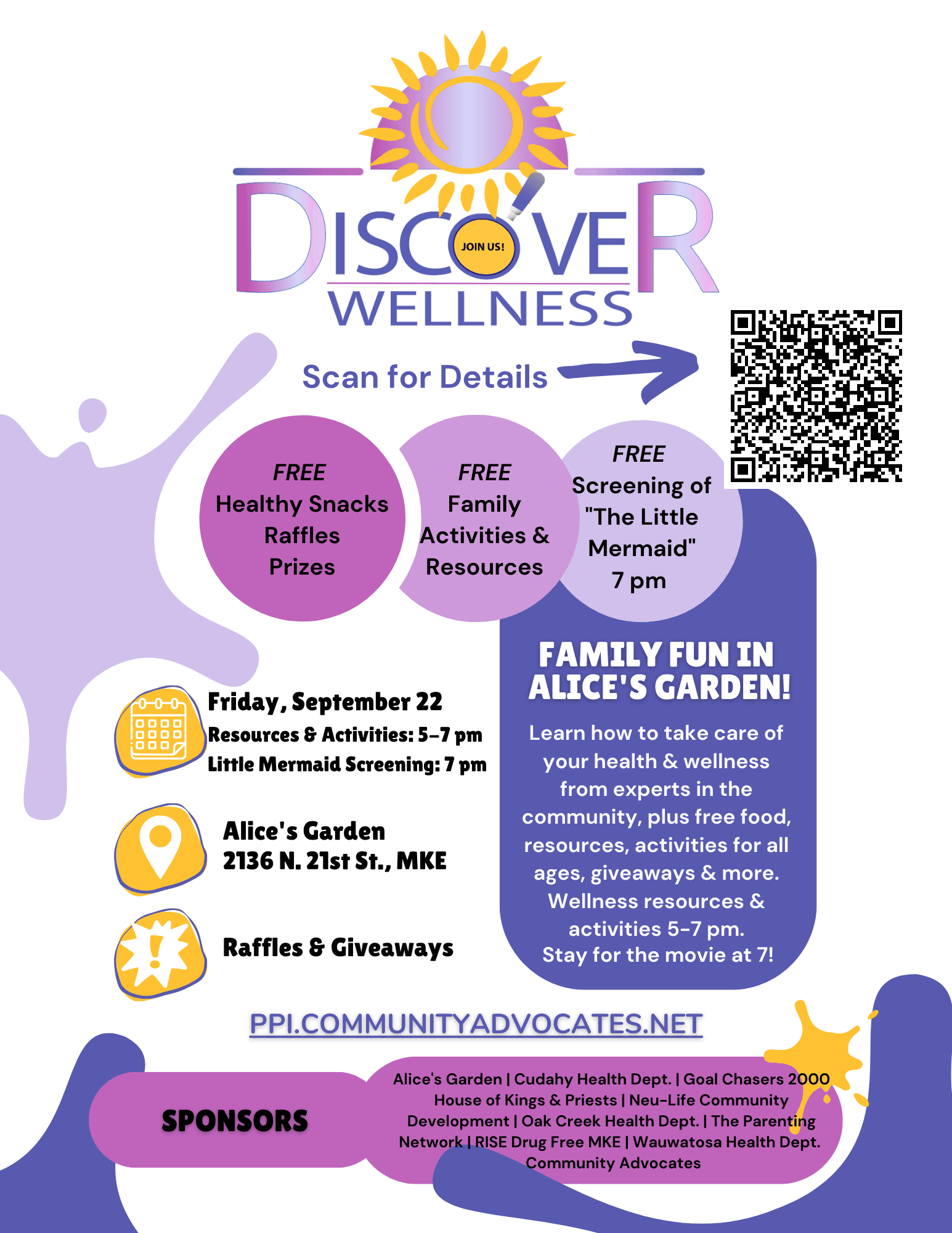 discover wellness 2023 flyer
