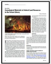 Federal Land Resources 
