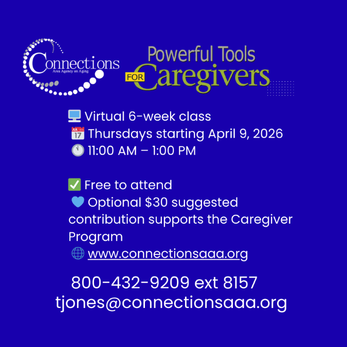 Powerful Tools for Caregivers Class--Virtual