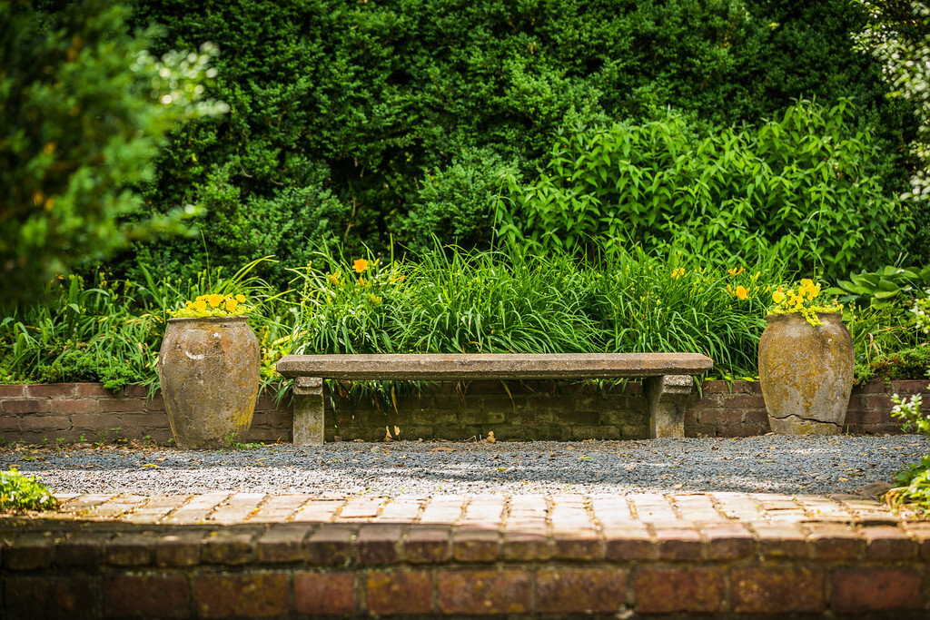 Bench on the Grounds of Morven Park