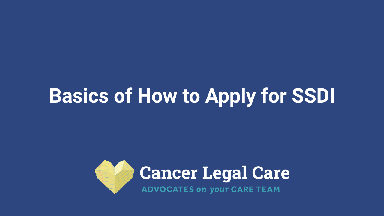 Basics of How to Apply for SSDI