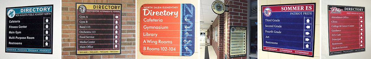 School Directory Boards | Custom Signs | Descon Sign Company
