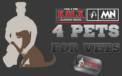 “4 Pets For Vets” campaign on 100.7 KSLX radio