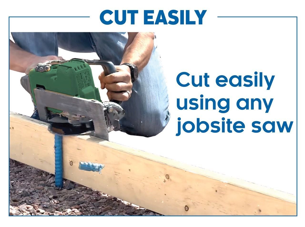 Cut Easily - Cut easily using any job site saw