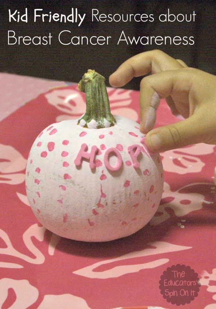 Helping children understand a cancer diagnosis can be a conversation and an activity as simple as decorating a pumpkin.  