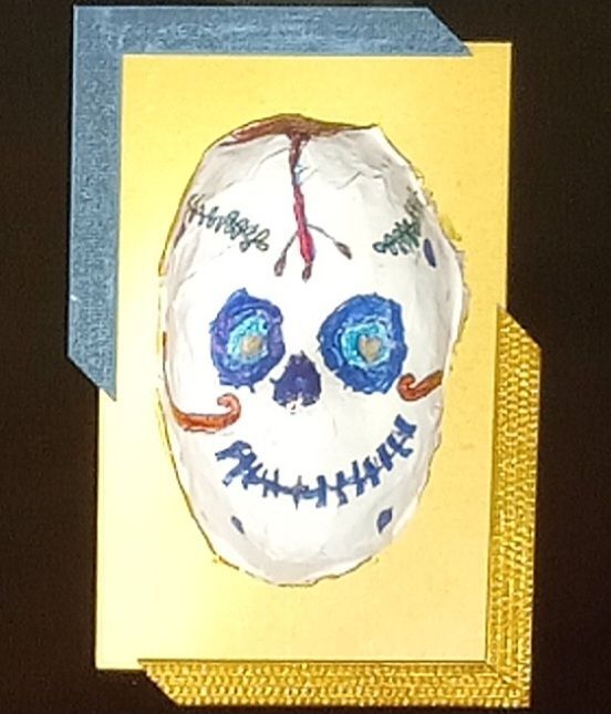 "Dia de los Muertos Masks" by Lori Orlowski's 4th Grade Class