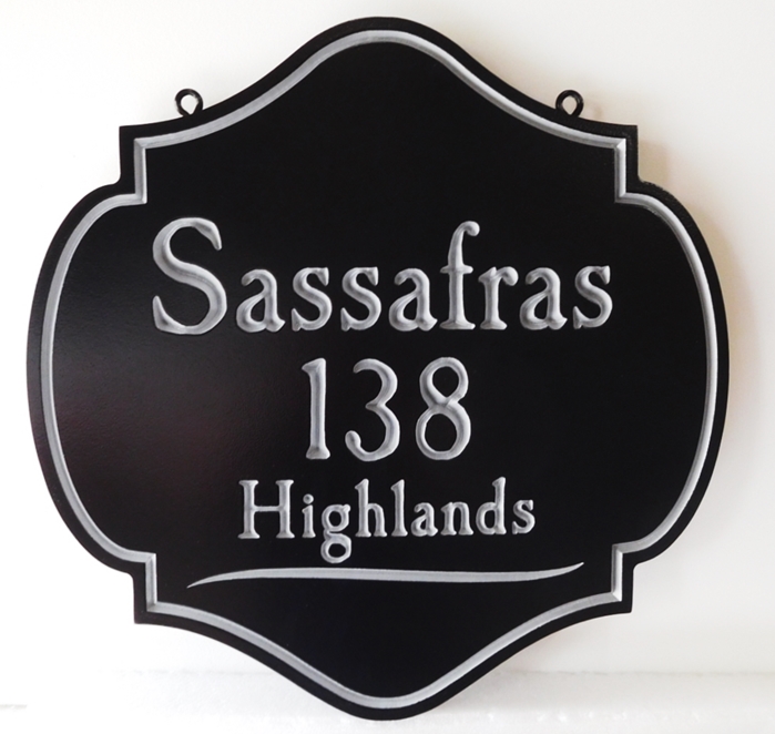 custom carved wood house signs from Art SignWorks