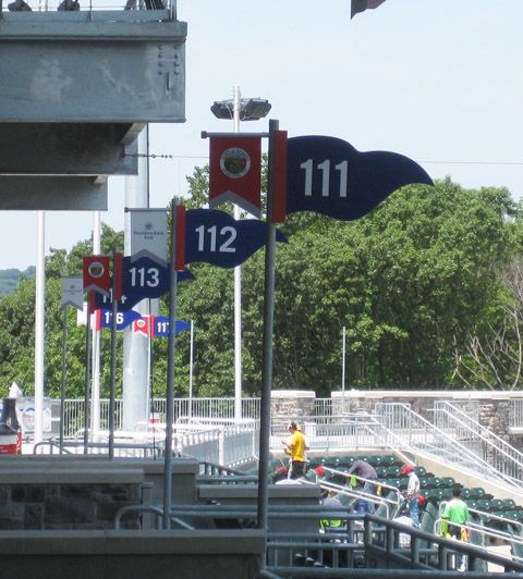 Provident Bank Park flags