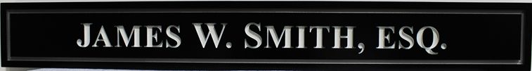 A10491 - Engraved engraved  HDU  Sign for  James W. Smith, Esq