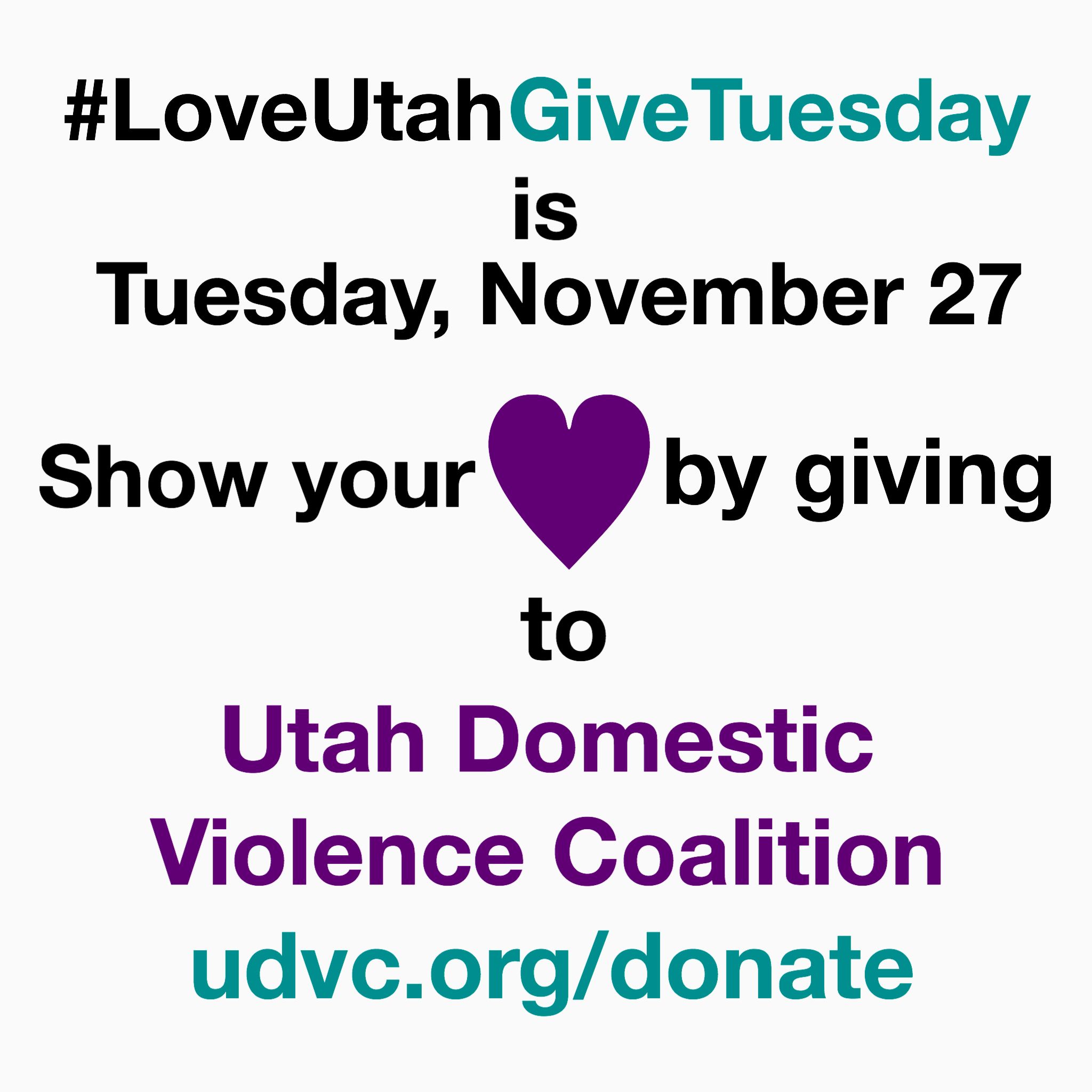 #LoveUtahGiveTuesday