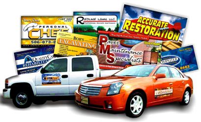 Magnetic Signs for Vehicles