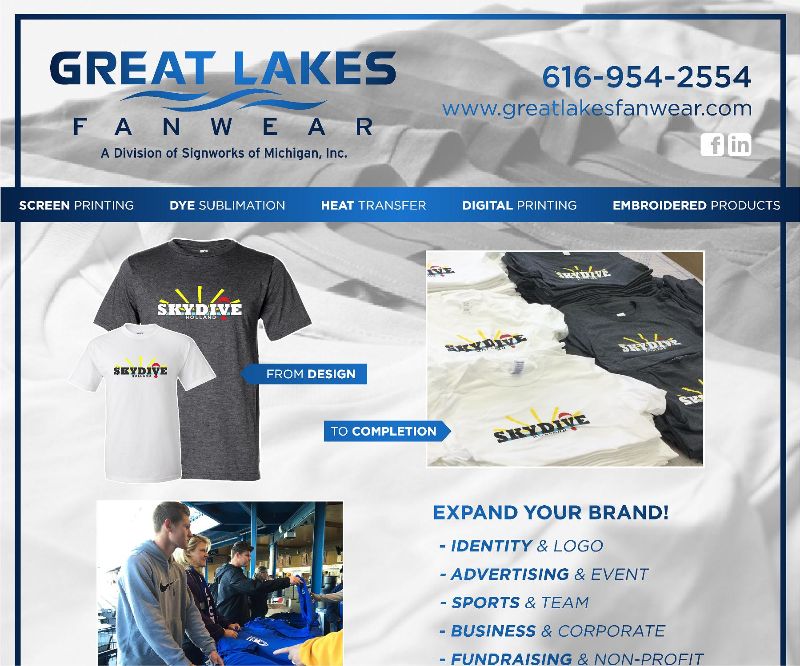 Great Lakes Fanwear Brochure
