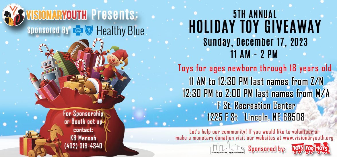 5th Annual Holiday Toy Giveaway