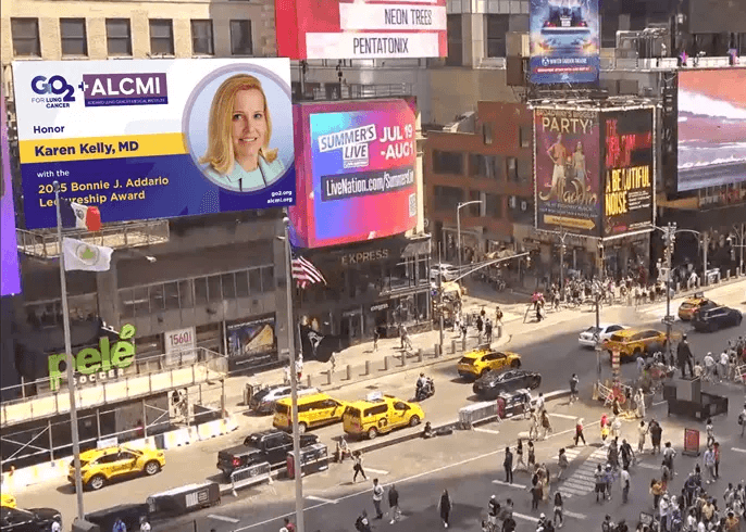 photo os award winners showcased in Times Square