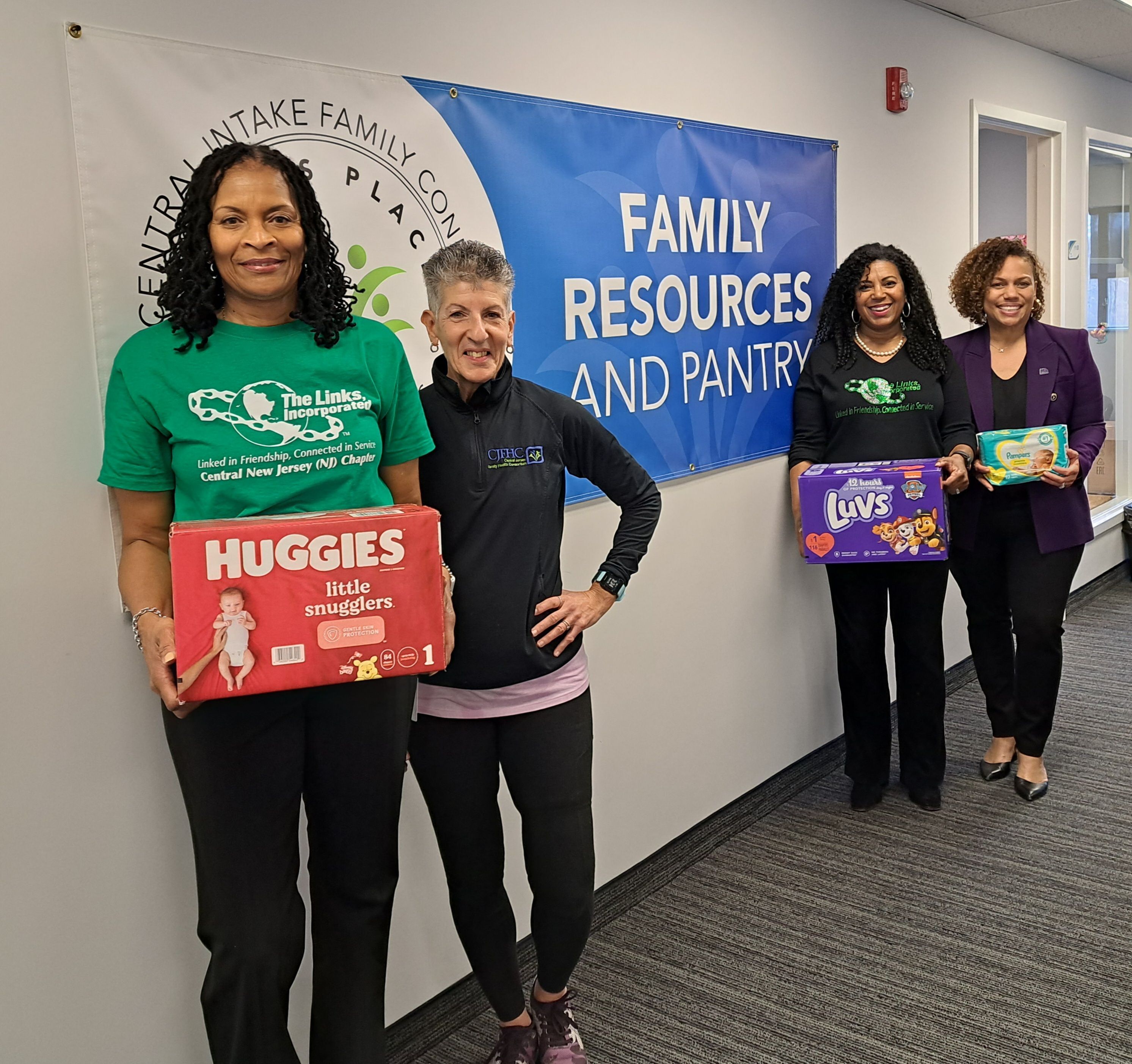 Central New Jersey (NJ) Chapter The Links, Inc. Makes Diaper Donation