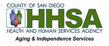 County of San Diego Health and Human Services, Aging & Independence Services Logo